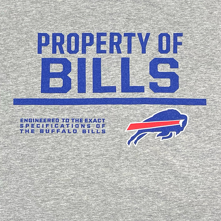 Nike Property of Bills Athletic Cut Crewneck T-Shirt