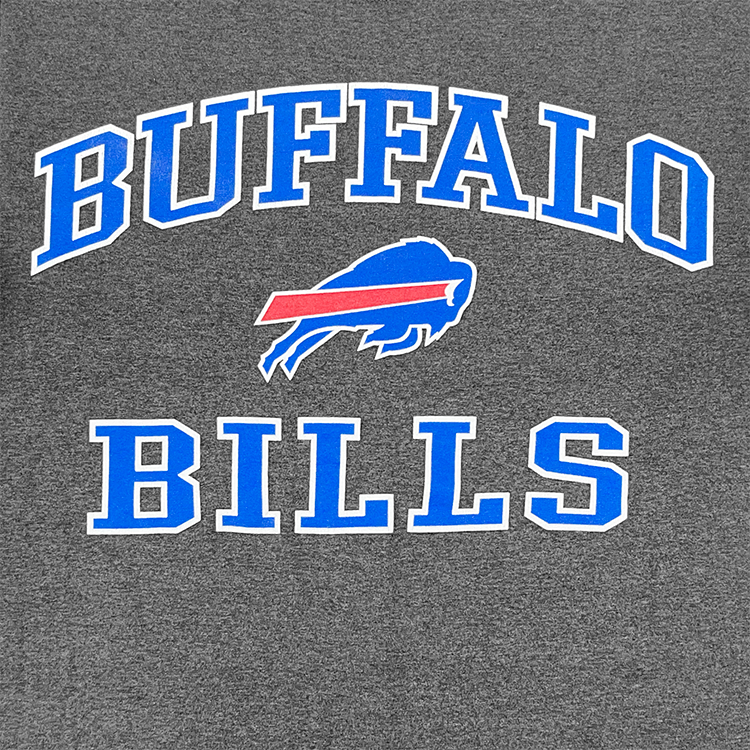 Majestic Buffalo Bills Classic Arch Crewneck T-Shirt