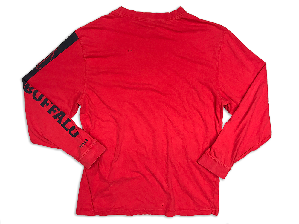 Reebok Buffalo Bills Logo Crewneck Longsleeve T-Shirt