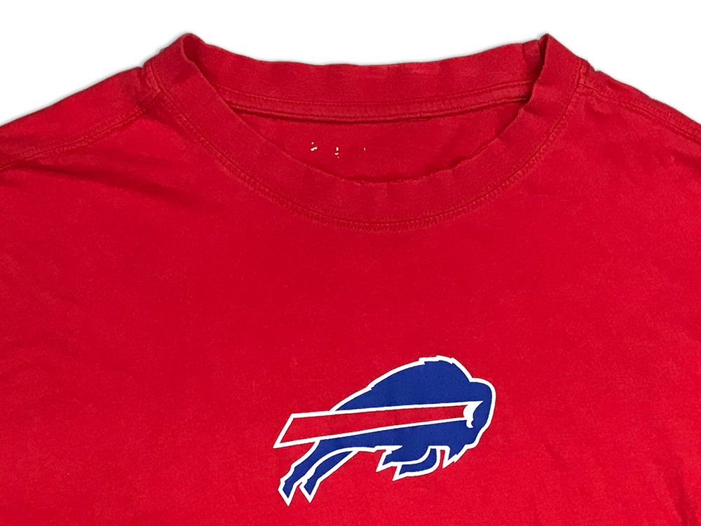 Reebok Buffalo Bills Logo Crewneck Longsleeve T-Shirt