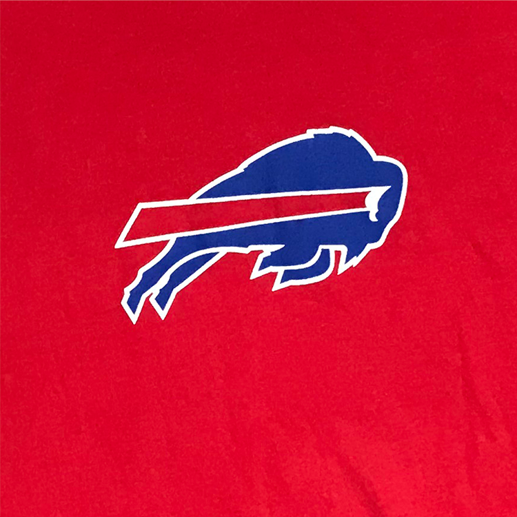 Reebok Buffalo Bills Logo Crewneck Longsleeve T-Shirt
