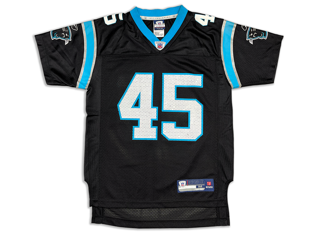 Reebok Authentic Carolina Panthers Brad Hoover 45 Replica Home Jersey