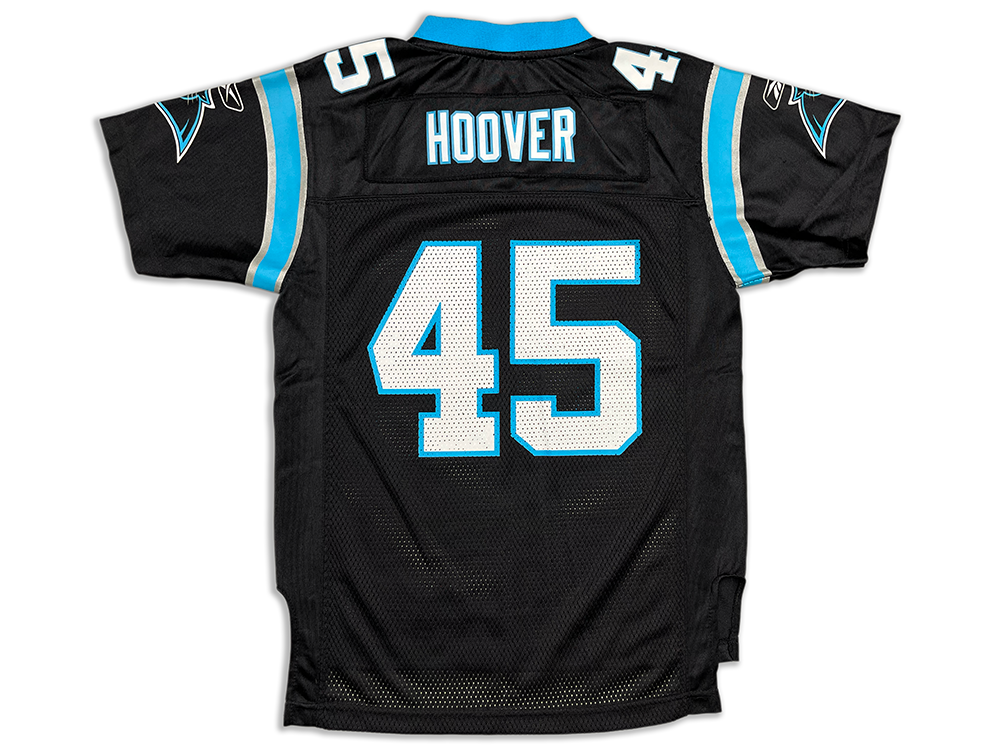 Reebok Authentic Carolina Panthers Brad Hoover 45 Replica Home Jersey