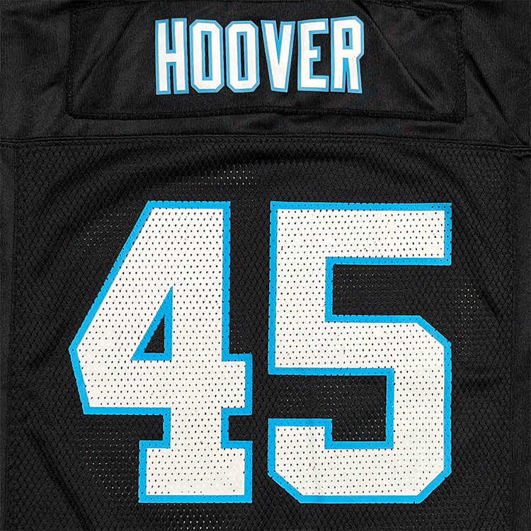 Reebok Authentic Carolina Panthers Brad Hoover 45 Replica Home Jersey