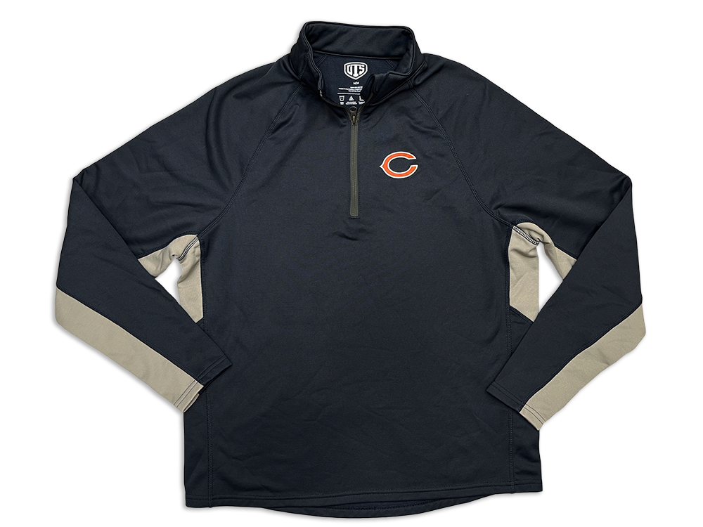 OTS Chicago Bears Poly Fleece 1/4-Zip Pullover