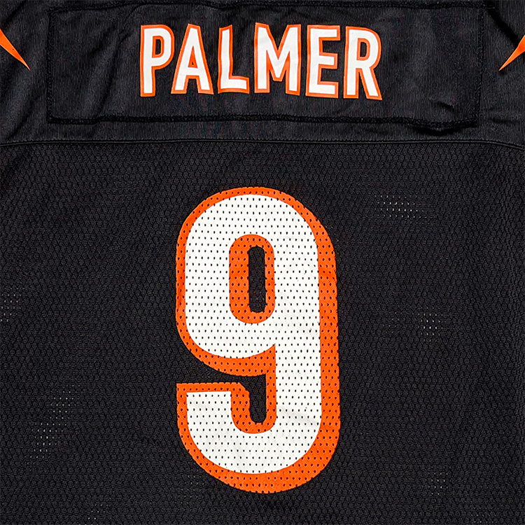 Reebok Cincinnati Bengals Carson Palmer 9 Replica Home Jersey