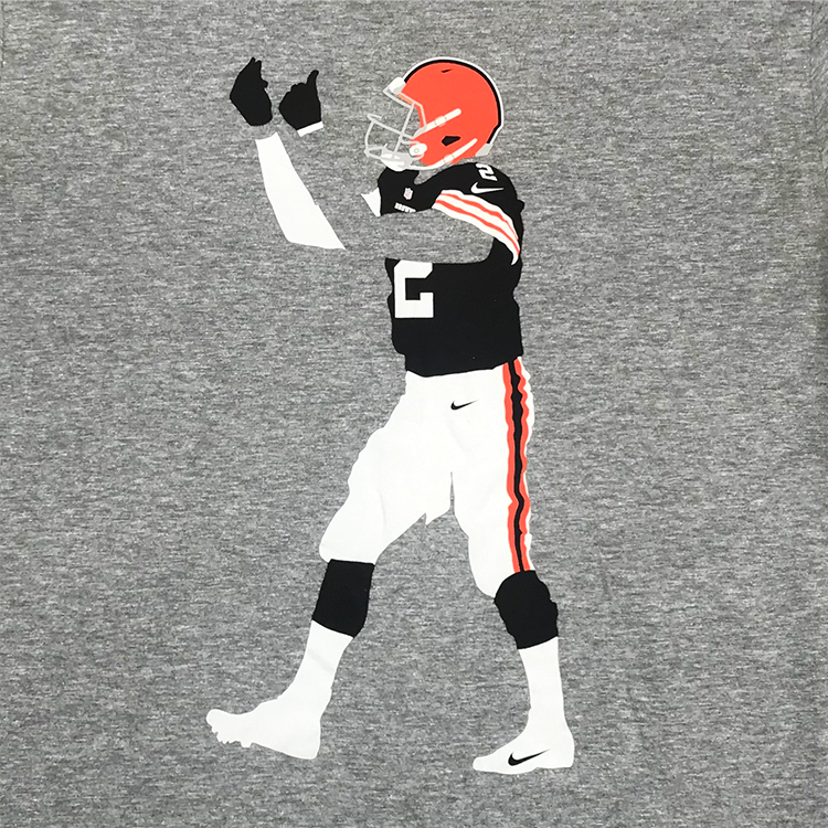 Nike Johnny Football Money Sign Regular Fit Crewneck T-Shirt