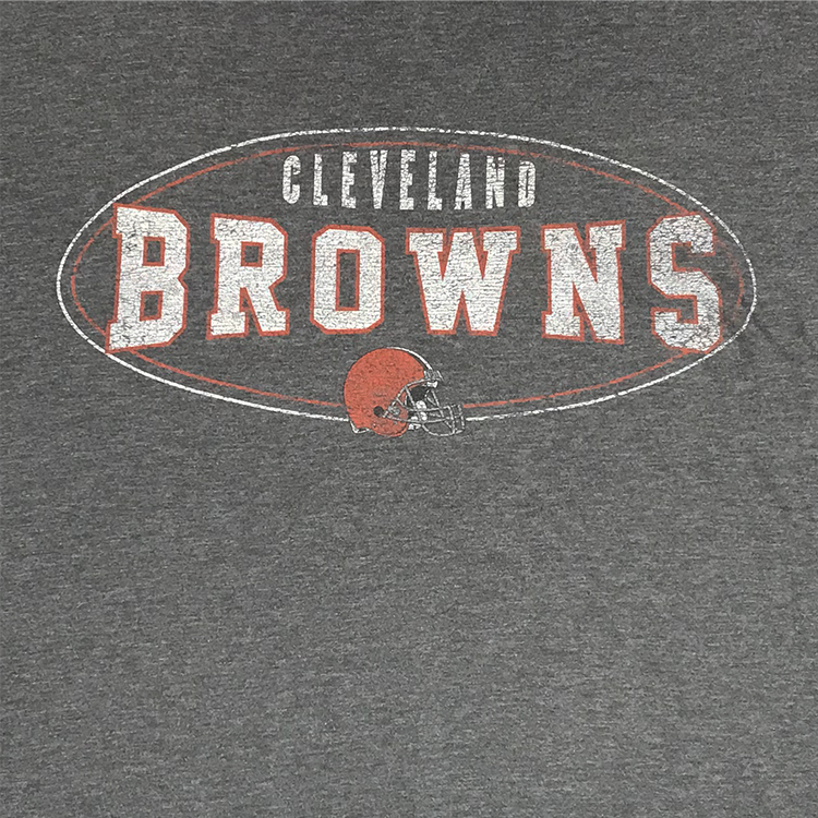 NFL Team Apparel Cleveland Browns Oval Graphic T-Shirt