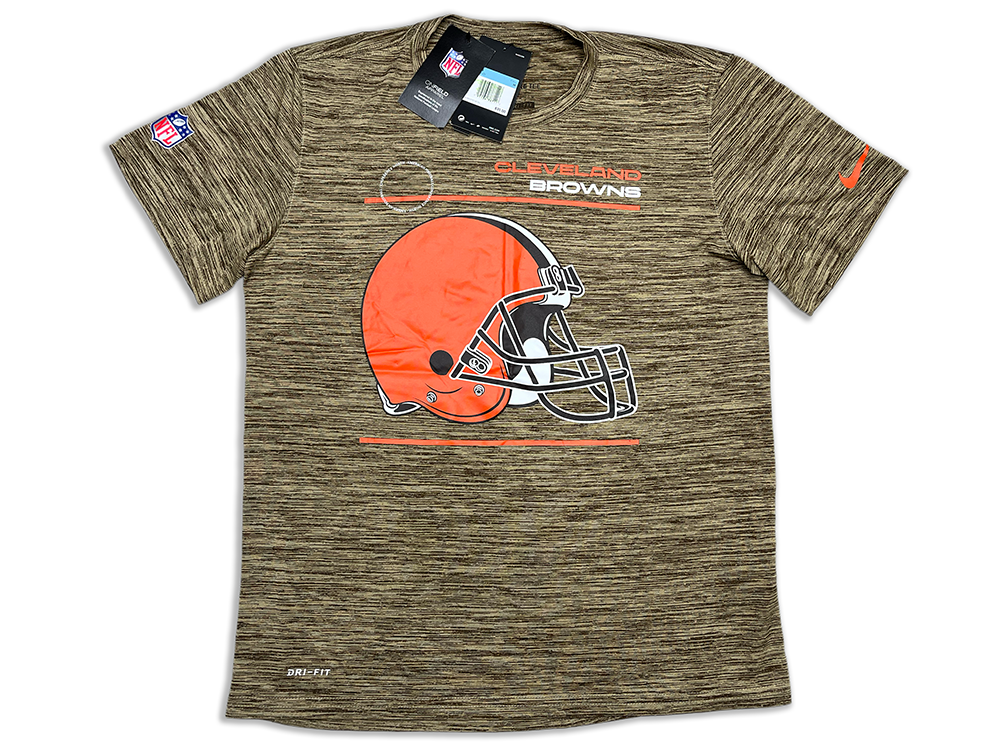 Nike Dri-Fit Cleveland Browns Style NKP4 Crewneck T-Shirt