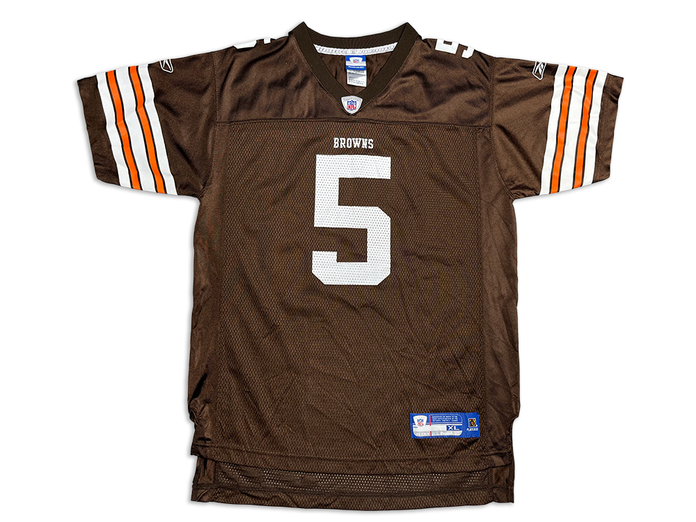 Reebok Cleveland Browns Jeff Garcia 5 Replica Home Jersey