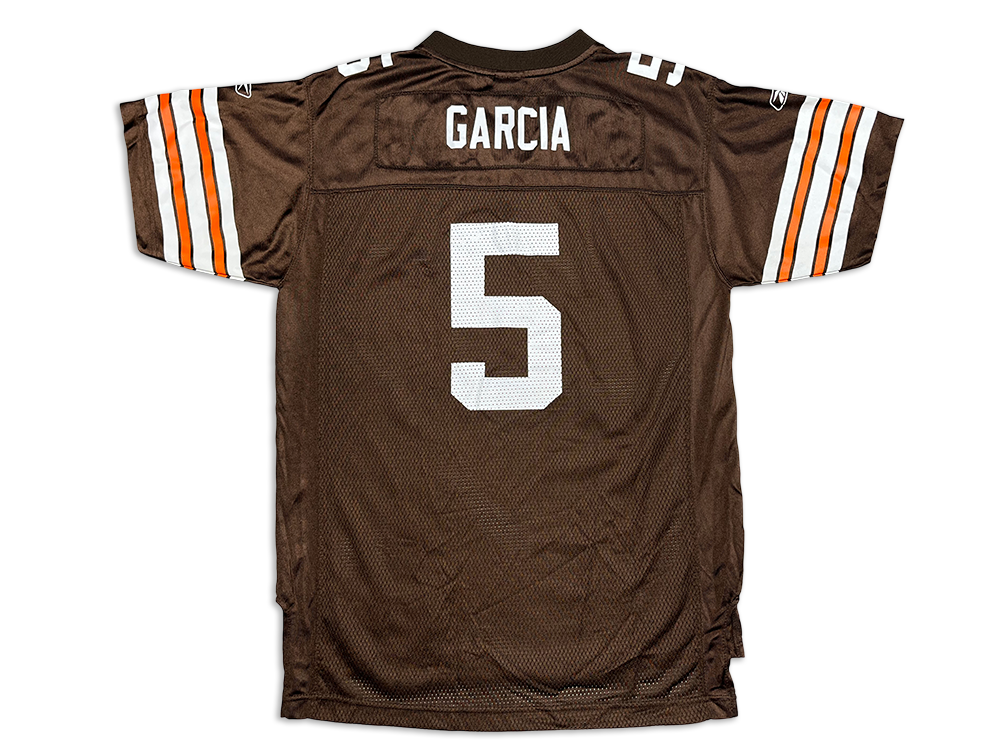 Reebok Cleveland Browns Jeff Garcia 5 Replica Home Jersey