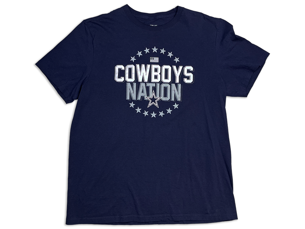 Dallas Cowboys Authentic Cowboys Nation Crewneck T-Shirt