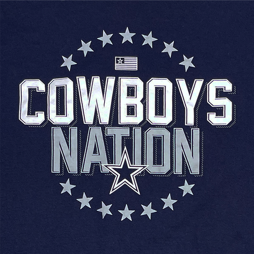 Dallas Cowboys Authentic Cowboys Nation Crewneck T-Shirt
