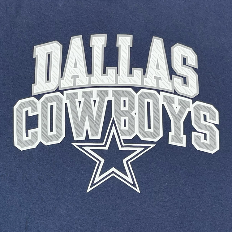 Dallas Cowboys Authentic Dallas Cowboys Zebra Arch Crewneck T-Shirt