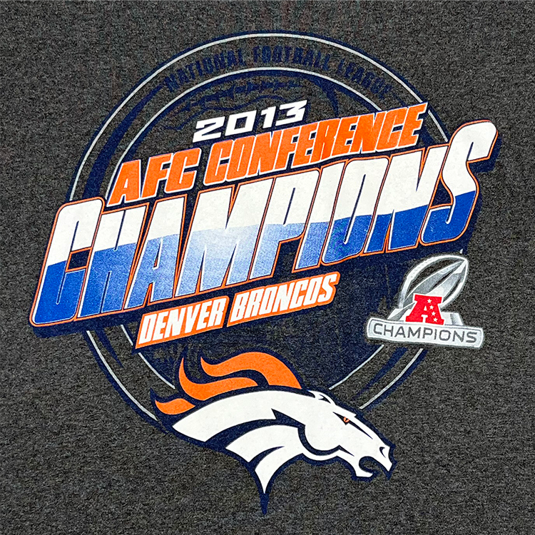 NFL Team Apparel 2013 AFC Conference Champions Denver Broncos T-Shirt