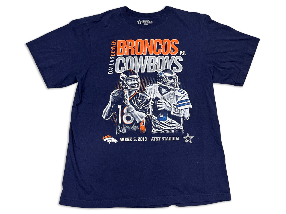 Dallas Cowboys Authentic Broncos vs. Cowboys Week 5, 2013 T-Shirt