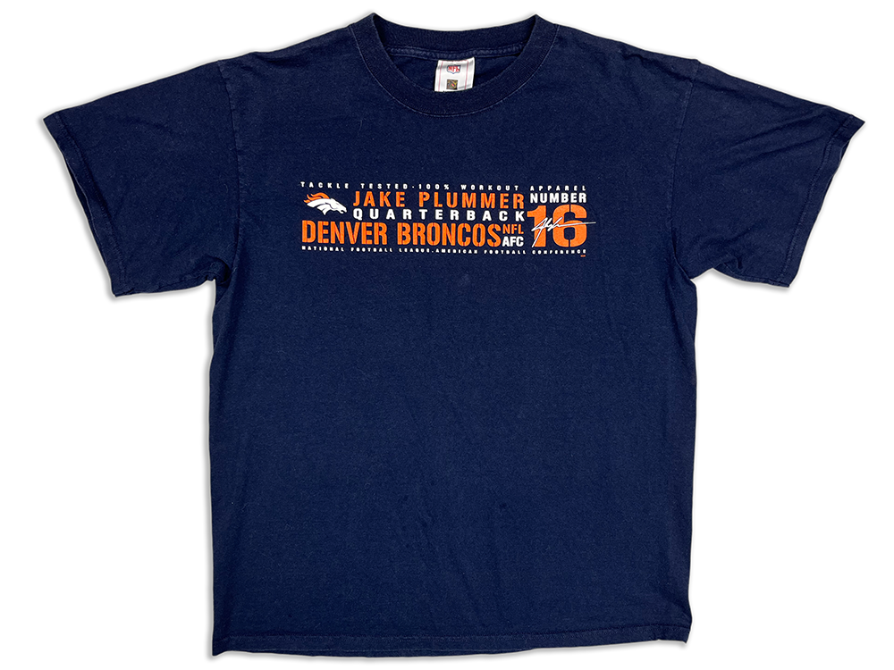 NFL Brand Workout Apparel Jake Plummer 16 T-Shirt
