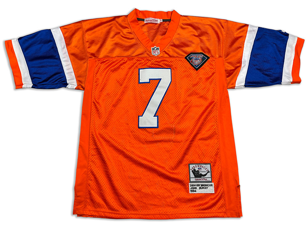 Mitchell & Ness Denver Broncos John Elway 7 Throwbacks Authentic Home Jersey