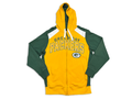 G-III Apparel Green Bay Packers Two-Toned Full-Zip Hoodie Sweatshirt