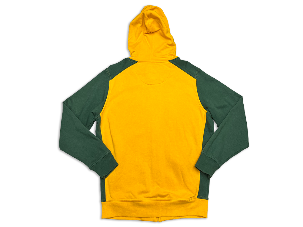 G-III Apparel Green Bay Packers Two-Toned Full-Zip Hoodie Sweatshirt
