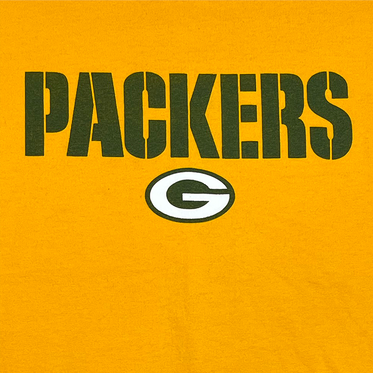 NFL Team Apparel Packers Logo Style KJ35 Crewneck T-Shirt