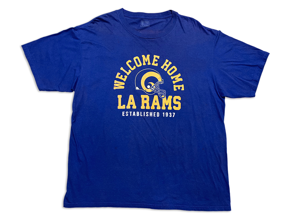 NFL Pro Line Fanatics Welcome Home LA Rams T-Shirt