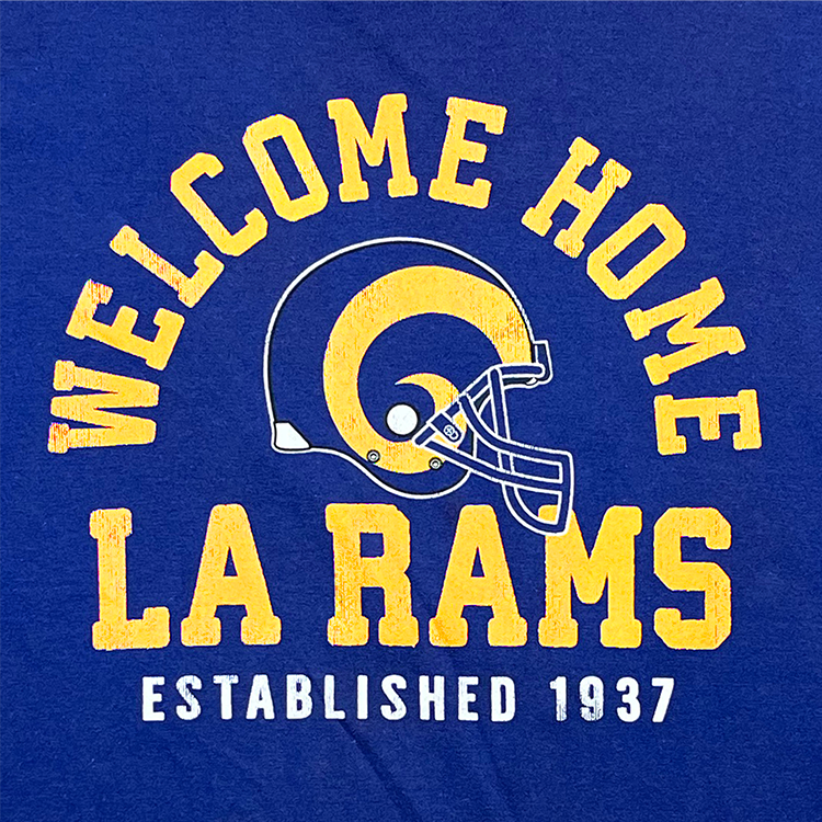 NFL Pro Line Fanatics Welcome Home LA Rams T-Shirt