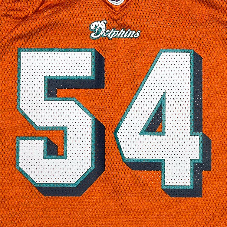 Reebok Miami Dolphins Zach Thomas 54 Replica Alt Home Jersey