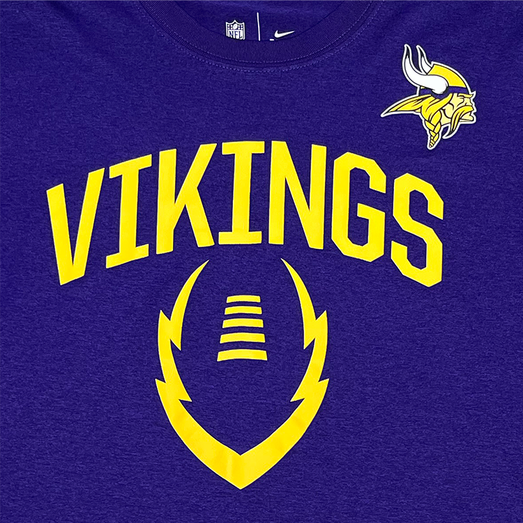 Nike NFL Team Apparel Dri-Fit Vikings Crewneck T-Shirt