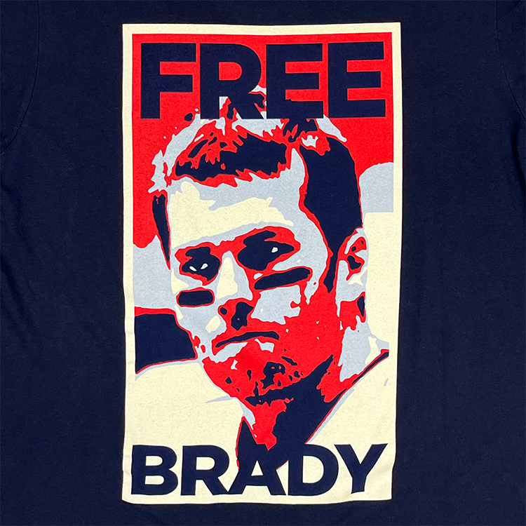 Bella+Canvas Barstool Sports Free Brady Crewneck T-Shirt