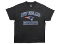Majestic New England Patriots Classic Arch Crewneck T-Shirt