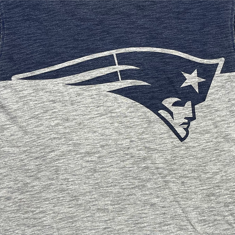NFL Team Apparel New England Patriots Two Toned Logo T-Shirt