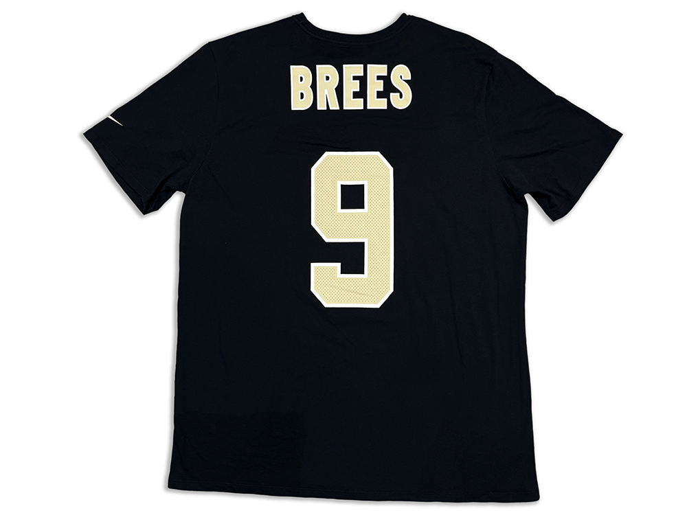 Nike Dri-Fit New Orleans Saints Drew Brees 9 Jersey T-Shirt