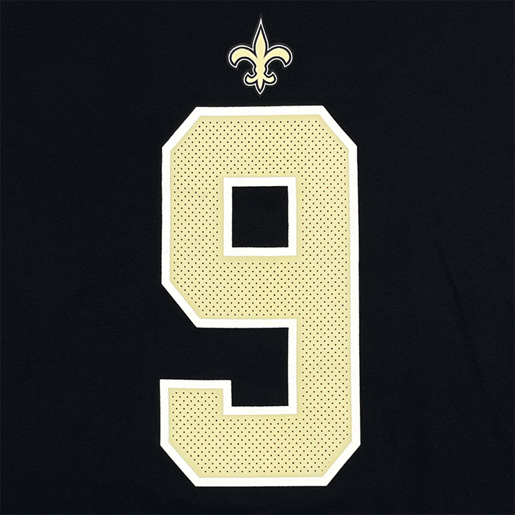 Nike Dri-Fit New Orleans Saints Drew Brees 9 Jersey T-Shirt
