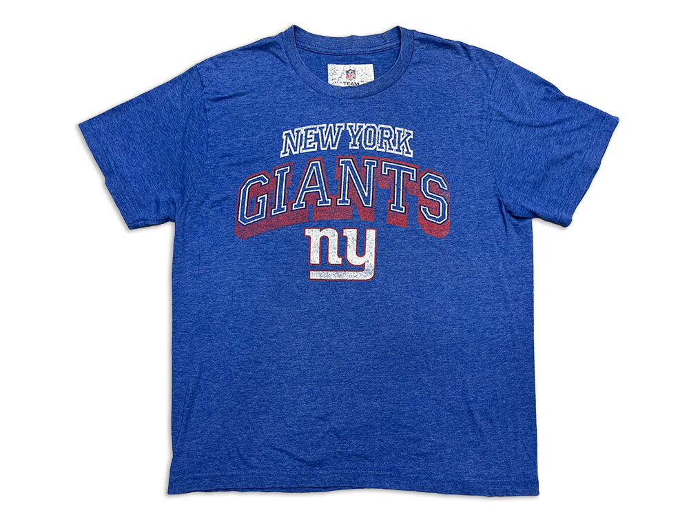 NFL Team Apparel New York Giants Distressed Logo T-Shirt