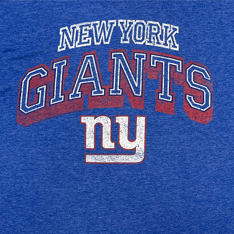 NFL Team Apparel New York Giants Distressed Logo T-Shirt