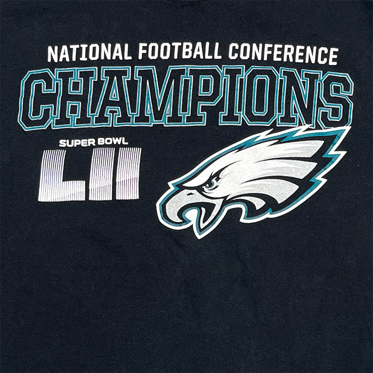 Gildan NFC Champions Eagles SBLII Crewneck T-Shirt