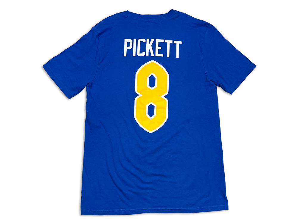 The Victory Brand Pitt Panthers Kenny Pickett 8 Jersey T-Shirt