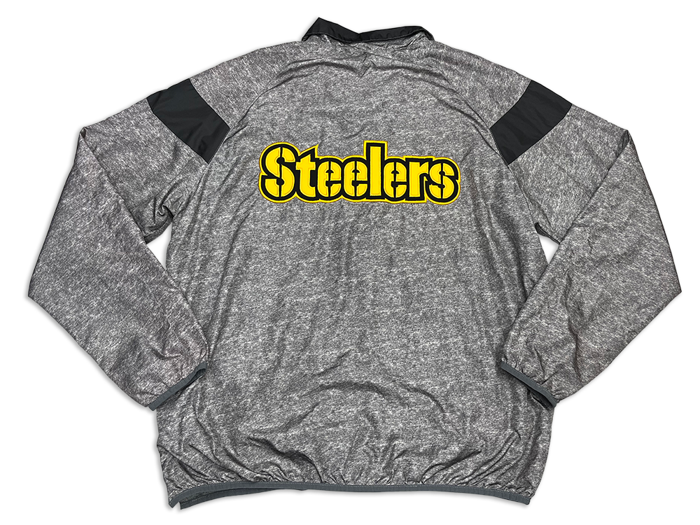 G-III Pittsburgh Steelers Quarter Zip Lined Windbreaker Pullover