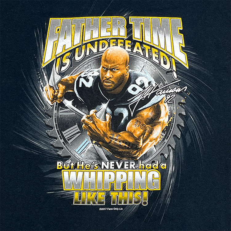 Gildan James Harrison Father Time Is Undefeated Crewneck T-Shirt