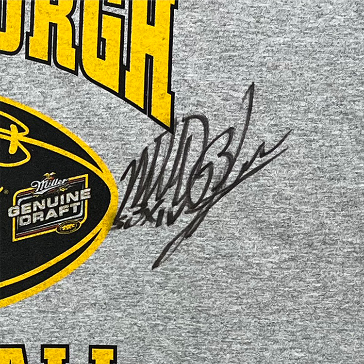 Gildan Pittsburgh Football Matt Bahr Autographed T-Shirt