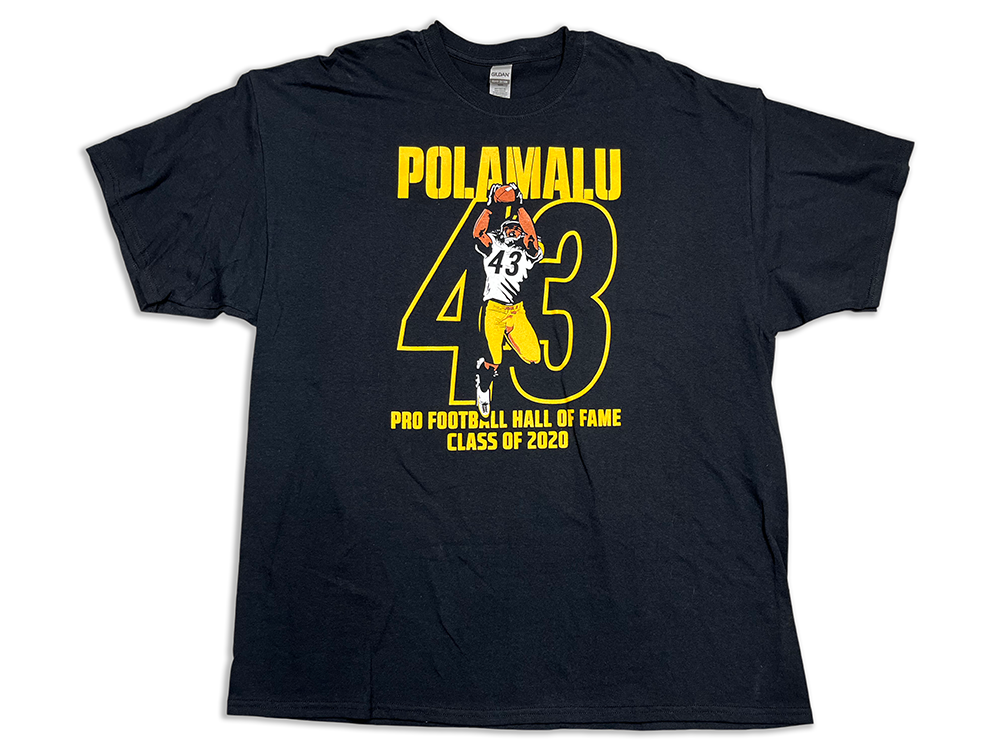 Gildan Polamalu 43 Pro Football Hall of Fame Class of 2020 T-Shirt