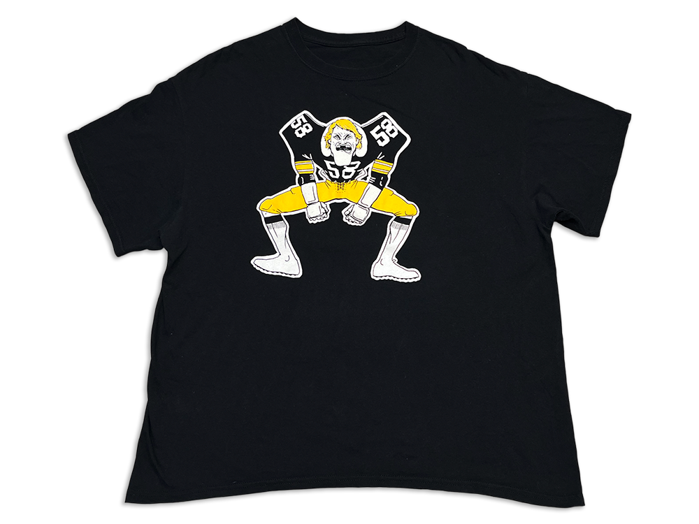 Jack Lambert Caricature Crewneck T-Shirt