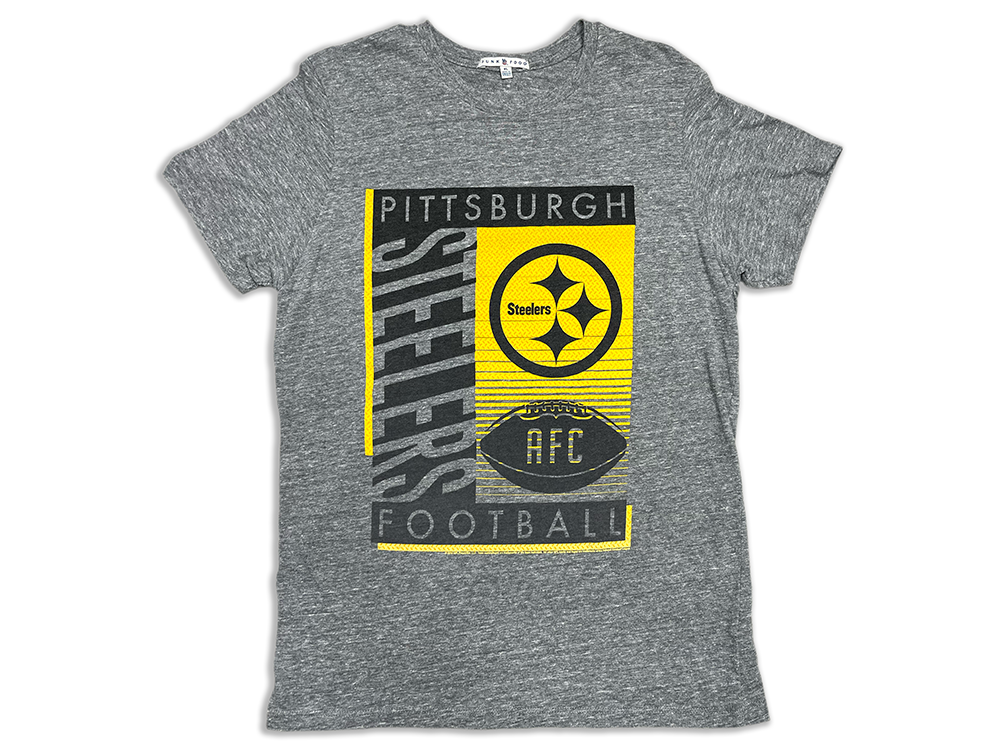 Junk Food Clothing Pittsburgh Steelers Football T-Shirt