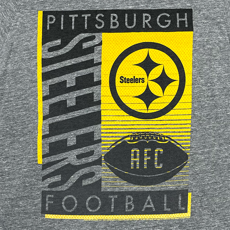 Junk Food Clothing Pittsburgh Steelers Football T-Shirt