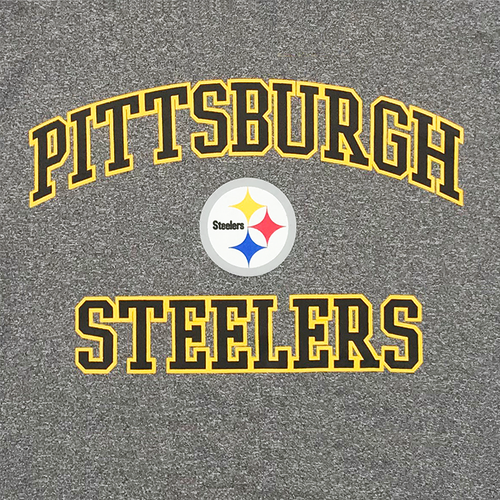 Fanatics Steelers Football Classic Arch Style 3Z37 Hoodie Sweatshirt