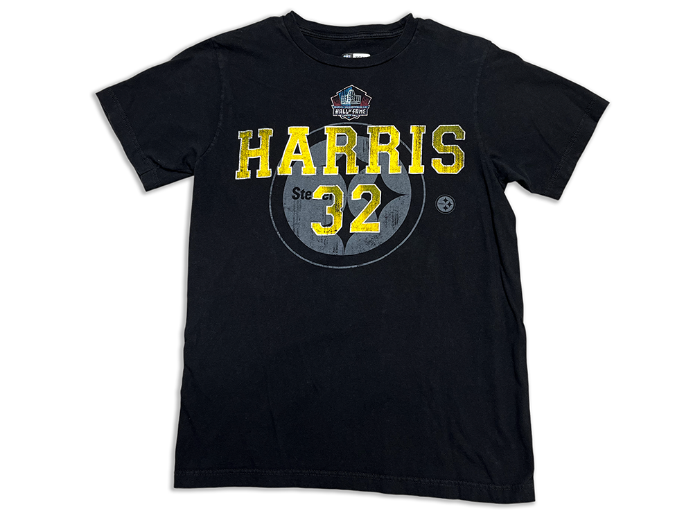NFL Team Apparel Ring Spun Soft Franco Harris 32 Hall of Fame T-Shirt