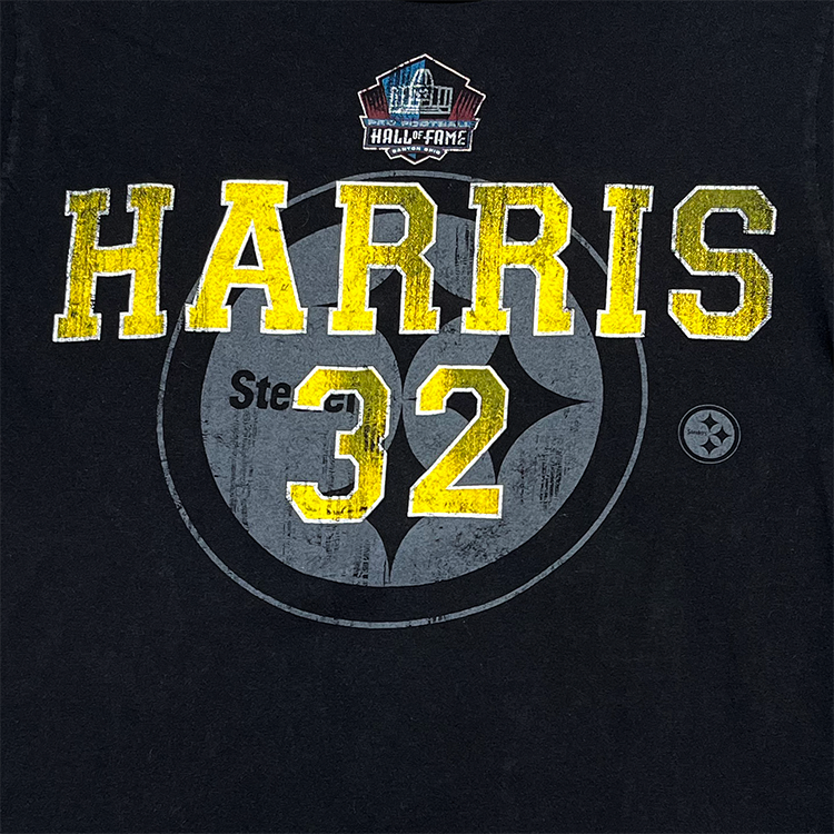 NFL Team Apparel Ring Spun Soft Franco Harris 32 Hall of Fame T-Shirt