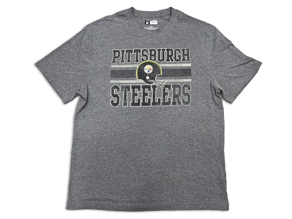 NFL Team Apparel Pittsburgh Steelers Style DZ02 Crewneck T-Shirt