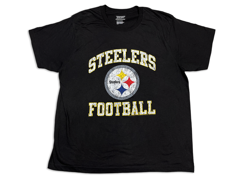 Old Navy Steelers Football Distressed Graphic Crewneck T-Shirt
